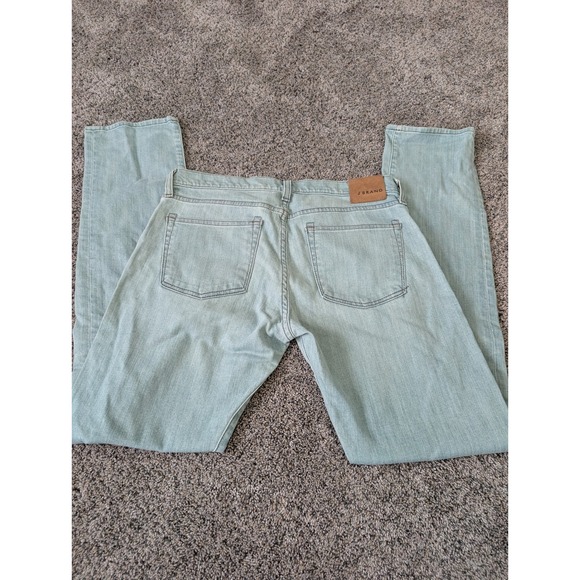 J Brand Tyler Perfect Slim Mens Light Wash Jeans Made in USA Blue - Picture 5 of 8